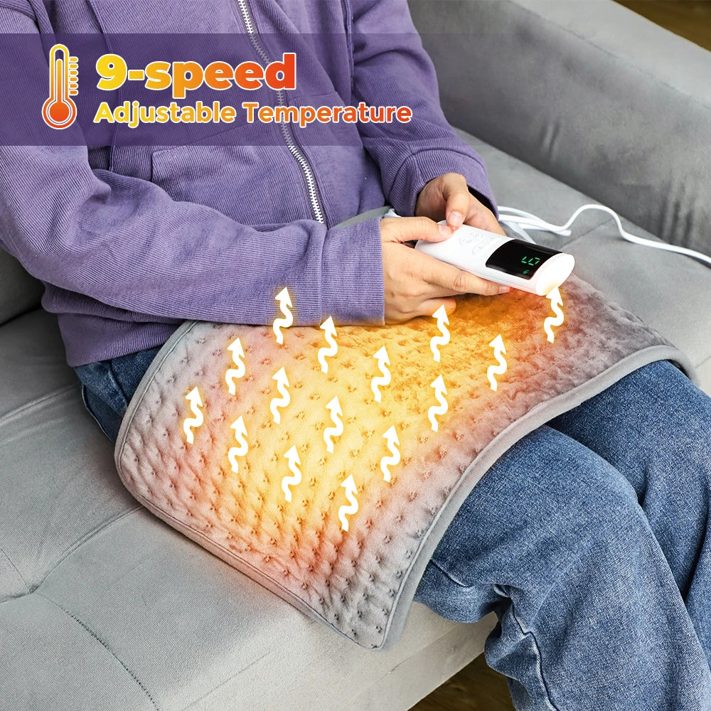 Purilite Select Electric Heating Pad – Luxury Heat Therapy with Remote Control for Hands, Feet, and Full Body Comfort - PuriLite