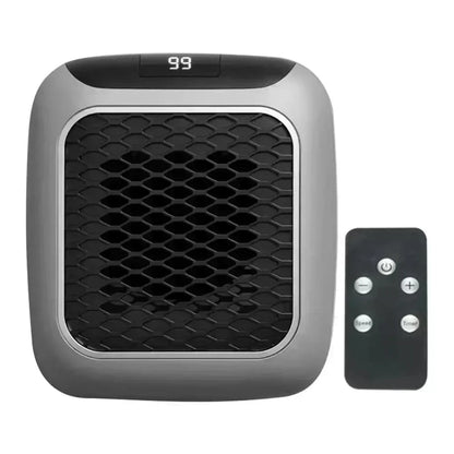 800W Mini Heater for Home Small Bathroom Heating Fans Wall Mounted PTC Ceramic Electric Heater with Remote Control Household - PuriLite