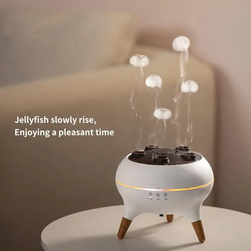 Purilite Select | Dynamic Jellyfish Air Humidifier | 250ml Essential Oil Diffuser | Remote Control Humidifier | Bedroom Tabletop Use - PuriLite