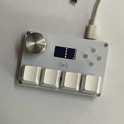 Purilite Select O3C Magnetic Switch Mini Keyboard with Display, Knob, and Macro Support - PuriLite