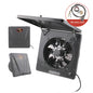 Purilite Select 10 Inch Wall Mounted Exhaust Fan 220V Powerful Kitchen Ventilation Fan with Variable Speed Air Extractor for Smoke and Fumes - PuriLite