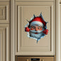 Purilite Select 3D Reindeer Break-Through Wall Decal – Removable Vinyl Christmas Sticker for Home & Holiday Decor - PuriLite