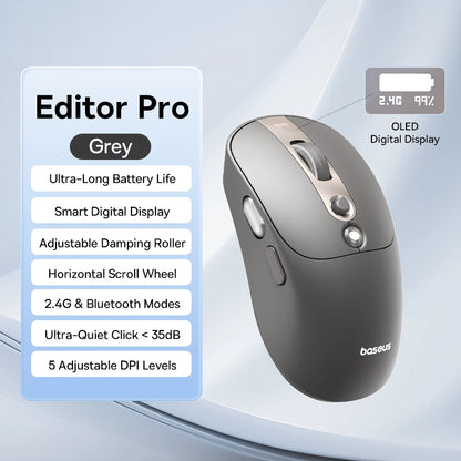 🖱️ Purilite Select – Baseus Editor Series Wireless Mouse - PuriLite