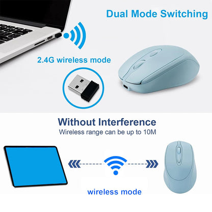 Purilite Select Rechargeable Dual-Mode Wireless Mouse - PuriLite