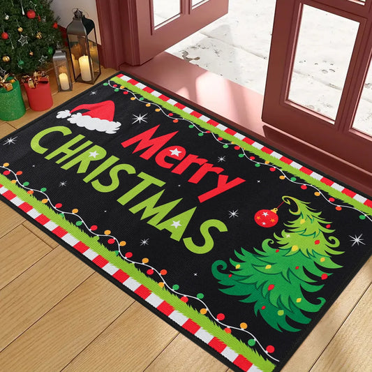 Purilite Select Christmas Welcome Doormat – Festive Outdoor Carpet for Merry Christmas & New Year 2025 Decor - PuriLite