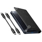 Purilite Select 5000mAh Wallet Power Bank – PD 20W Slim Portable Charger with Built-in USB-C &amp; Lightning Cables - PuriLite