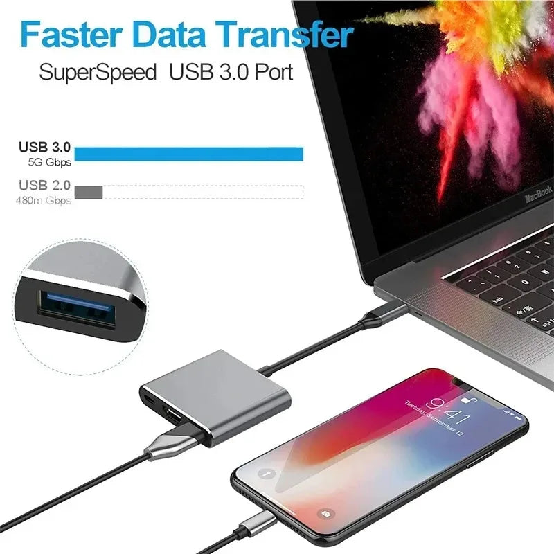 Purilite Select 3-in-1 USB-C Hub - PuriLite