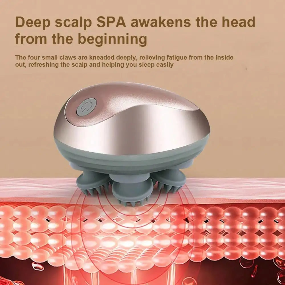 Purilite Select Scalp Massager – Mini Octopus Claw Electric Head Massager - PuriLite