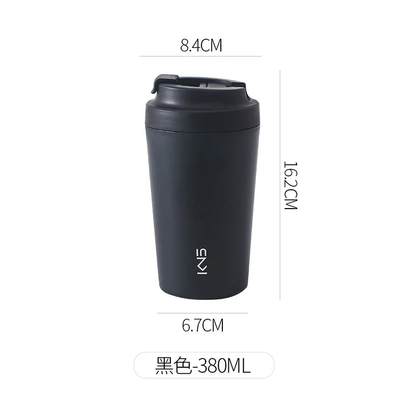 Purilite Select – 380ML Ceramic Coffee Mug with Lid (Modern Minimalist Style) - PuriLite