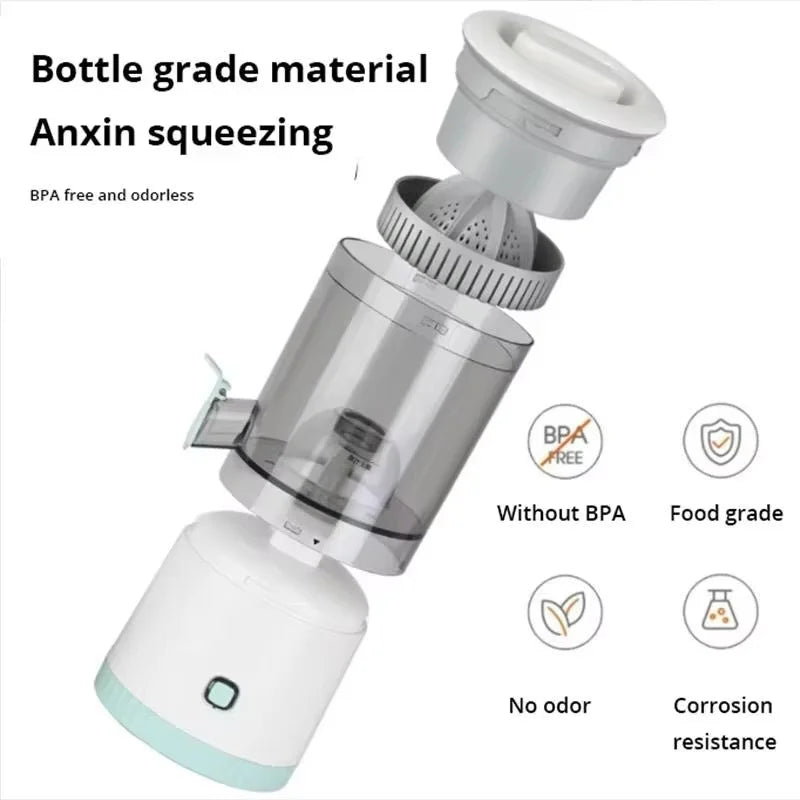 Purilite Select | Electric Portable Home Juicer | Fruit Juice Extractor | USB Rechargeable Citrus Squeezer | High Juice Output - PuriLite