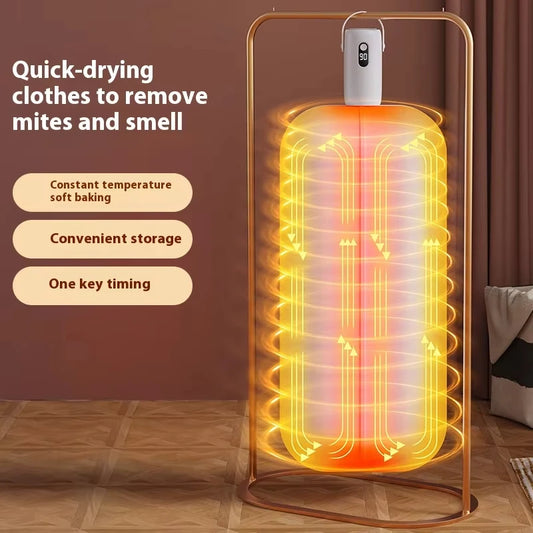 Purilite Select Electric Foldable Clothes Dryer for Baby Clothes, Light Clothing, and Travel Use – Compact Portable Laundry Dryer with Safety & Disinfection Features - PuriLite