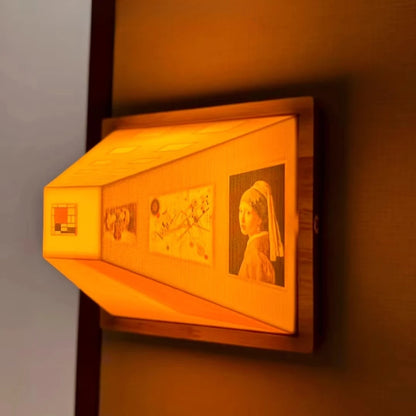Purilite Select 3D Visual Naked Eye Night Light Wall Lamp 3 Colors Wall-Mounted Painting Light - PuriLite