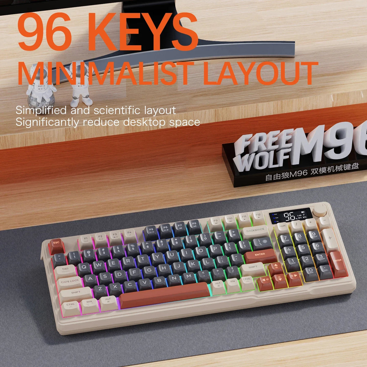 Purilite Select M96 Wireless Gaming Keyboard - PuriLite