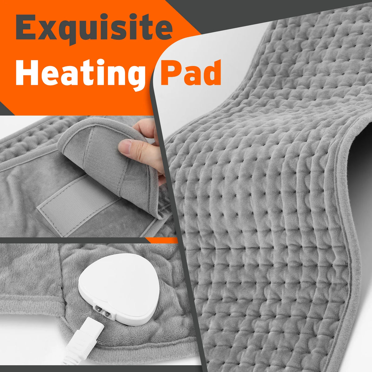 Portable Heating Support Belt Heated Waist Brace With Adjustable Temperature Warm Back Belt Abdomen Warmer Lumbar Support Pad - PuriLite