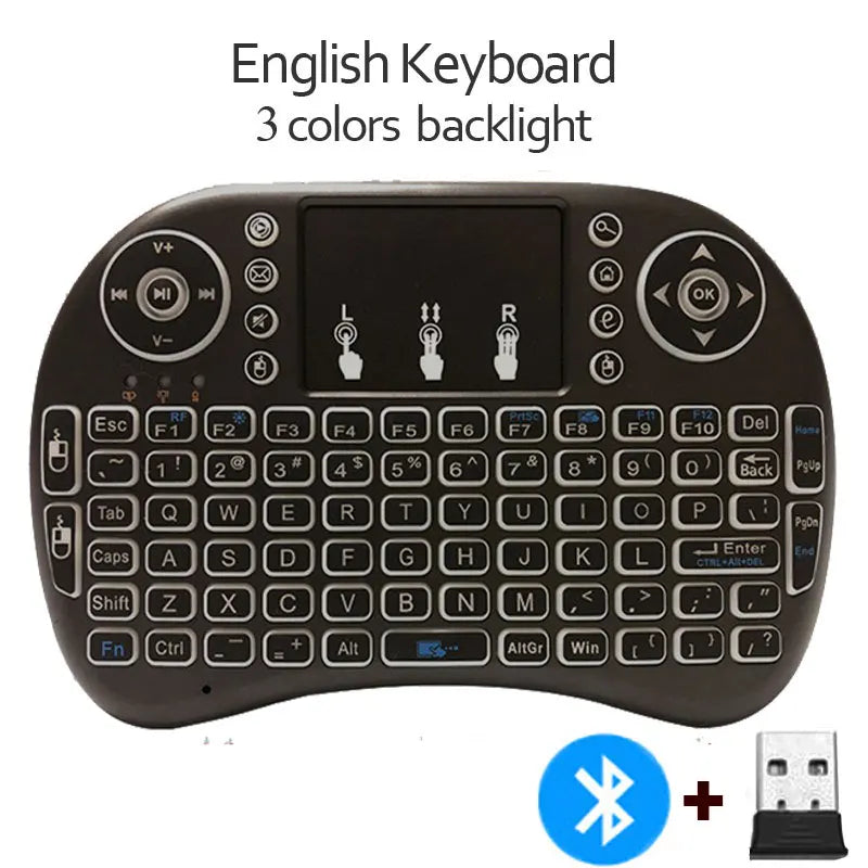 Purilite Select i8 Mini Wireless Keyboard with Backlight & Touchpad - PuriLite