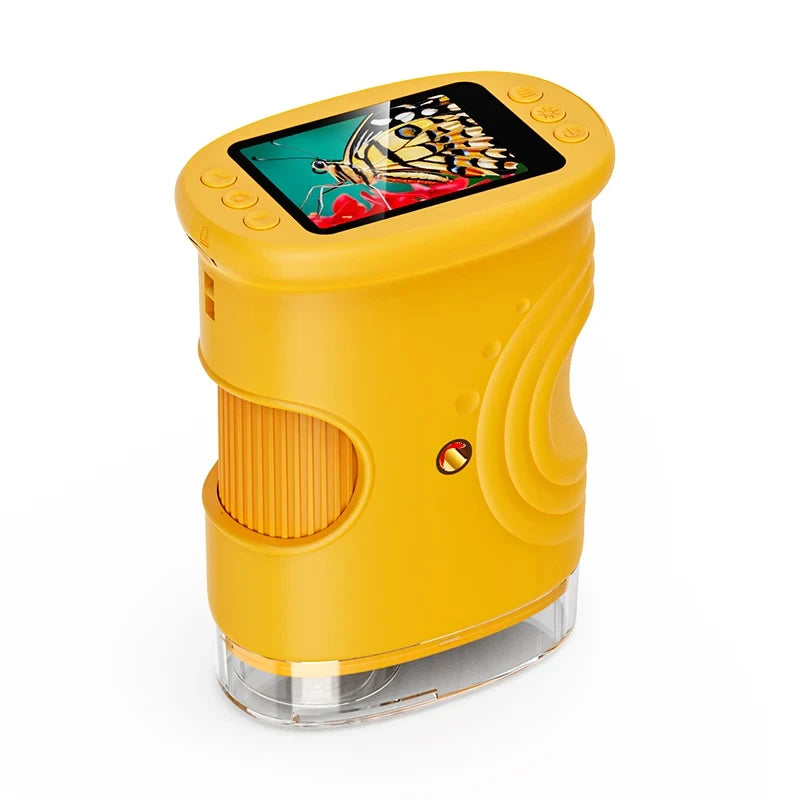 Purilite Select Handheld Digital Microscope 1000X | Portable Mini Microscope with 2.0 Inch Screen | Rechargeable Pocket Microscope for Kids Students and Learning - PuriLite