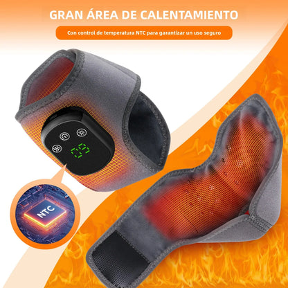 Purilite Select FlexTherm™ Electric Ankle & Foot Massager – 5-Level Heat + Vibration Therapy for Pain Relief & Joint Recovery - PuriLite