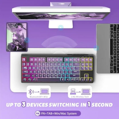 Purilite Select M87 Wireless Dual-Mode 87-Key Keyboard - PuriLite