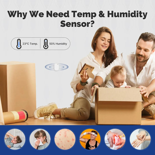 Purilite Select – Tuya Zigbee Smart Temperature &amp; Humidity Sensor - PuriLite