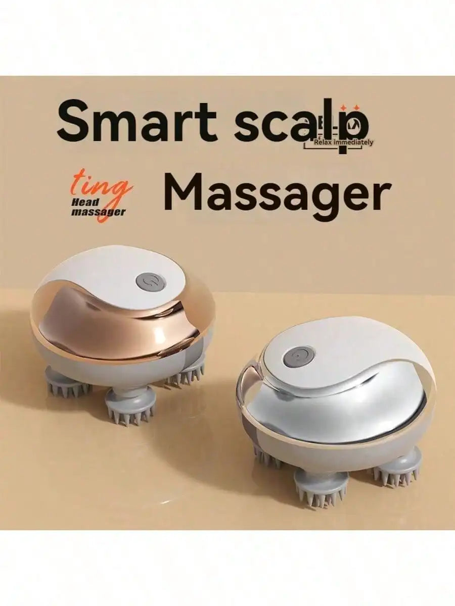 Head massager, grabbing head massage claw, head massage tool, soothing headache, fully automatic head electric scalp massager - PuriLite
