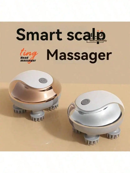 Head massager, grabbing head massage claw, head massage tool, soothing headache, fully automatic head electric scalp massager - PuriLite