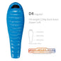 Purilite Select Ultralight Duck Down Sleeping Bag | 3-Season Backpacking, Hiking & Camping Mummy Sleeping Bag