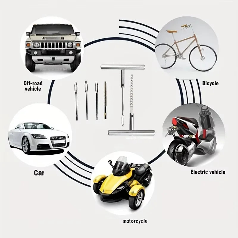 Purilite Select 12-Piece Tyre Repairing Tool Set - PuriLite