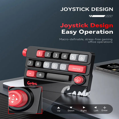 Purilite Select Aluminum Joystick Mechanical Numeric Keypad - PuriLite