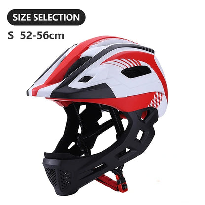 🛡️ Kids Full-Face Detachable Safety Helmet with Rear Light - PuriLite