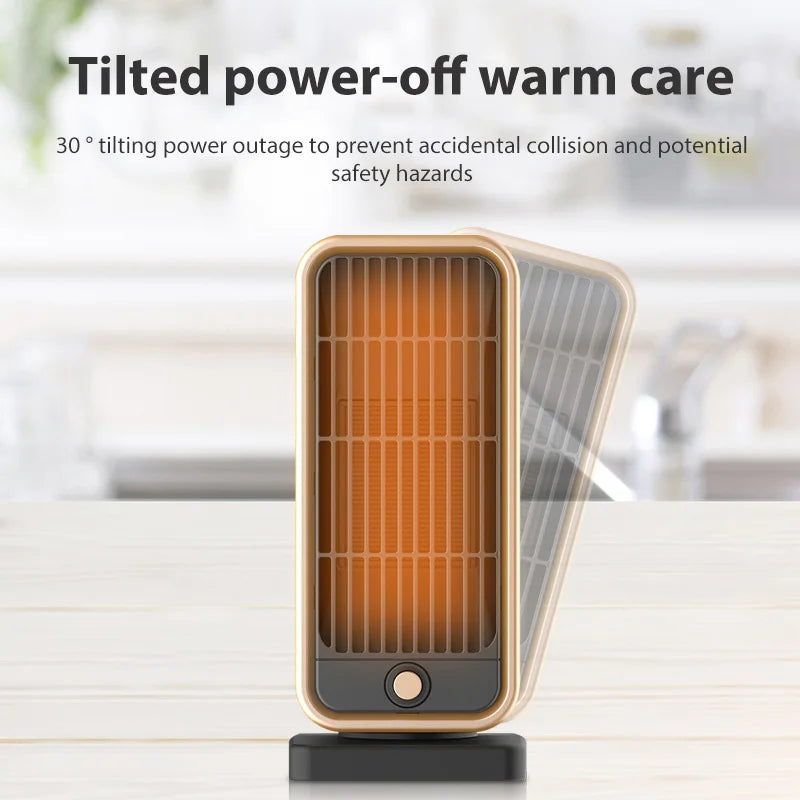 500W Portable Electric Heater PTC Hot Warm Air Blower Quick Heating For Home Room Heating Stoves Constant Temperature Fan Heater - PuriLite