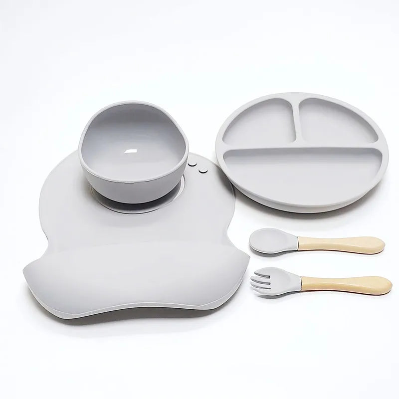 Purilite Select 5-Piece Children’s Silicone Dinnerware Set - PuriLite