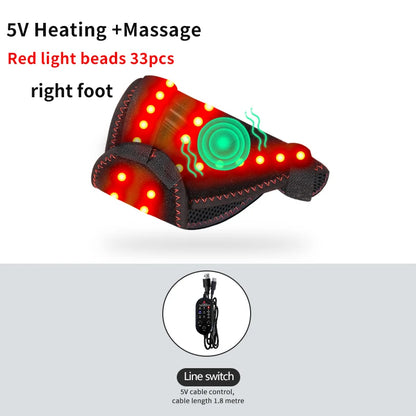 Purilite Select FlexHeat™ Electric Ankle Massager – 3-Level Heating & Vibration Therapy for Pain Relief and Joint Recovery - PuriLite