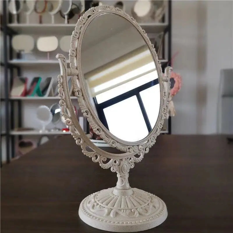 Purilite Select™ Vintage Oval Rotating Makeup Mirror - PuriLite