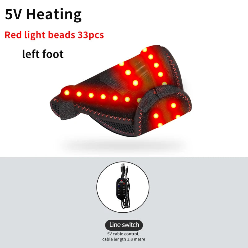 Purilite Select FlexHeat™ Electric Ankle Massager – 3-Level Heating & Vibration Therapy for Pain Relief and Joint Recovery - PuriLite