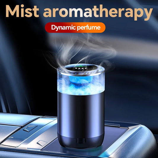 Cloud Scenery Car perfume New metal car fragrance Automatic start stop induction high-end car fragrance - PuriLite