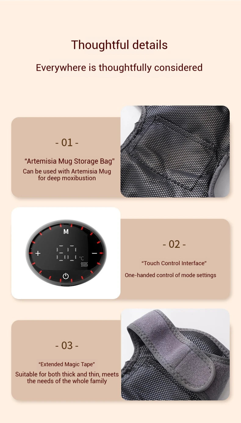 Purilite Select™ 3-in-1 Electric Heating Shoulder Massage Pad - PuriLite