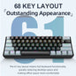Purilite Select K61 Mini Wired Mechanical Keyboard – 60% Layout, RGB Backlit, Hot-Swappable - PuriLite