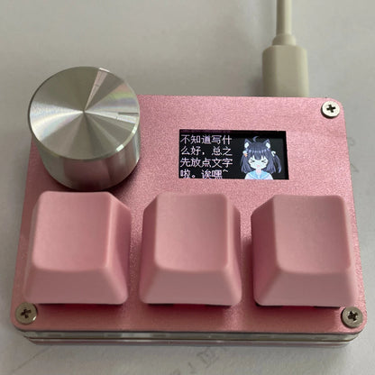 Purilite Select O3C Magnetic Switch Mini Keyboard with Display, Knob, and Macro Support - PuriLite