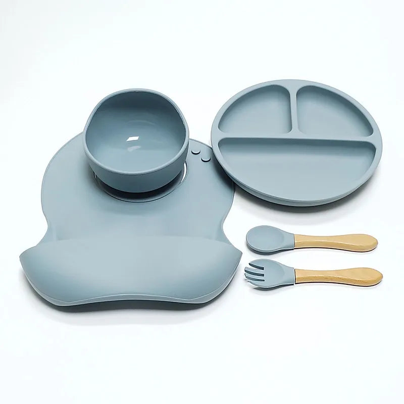 Purilite Select 5-Piece Children’s Silicone Dinnerware Set - PuriLite