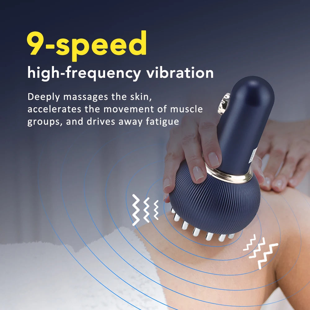 Purilite Select Wireless Gua Sha Massager – Body Shaping, Red Light Therapy & Lymphatic Drainage Brush - PuriLite