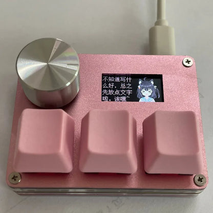 Purilite Select O3C Magnetic Switch Mini Keyboard with Display, Knob, and Macro Support - PuriLite
