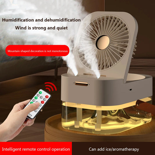 Purilite Select™ Dual-Spray USB Rechargeable Misting Fan - PuriLite