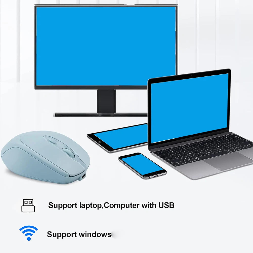 Purilite Select Rechargeable Dual-Mode Wireless Mouse - PuriLite