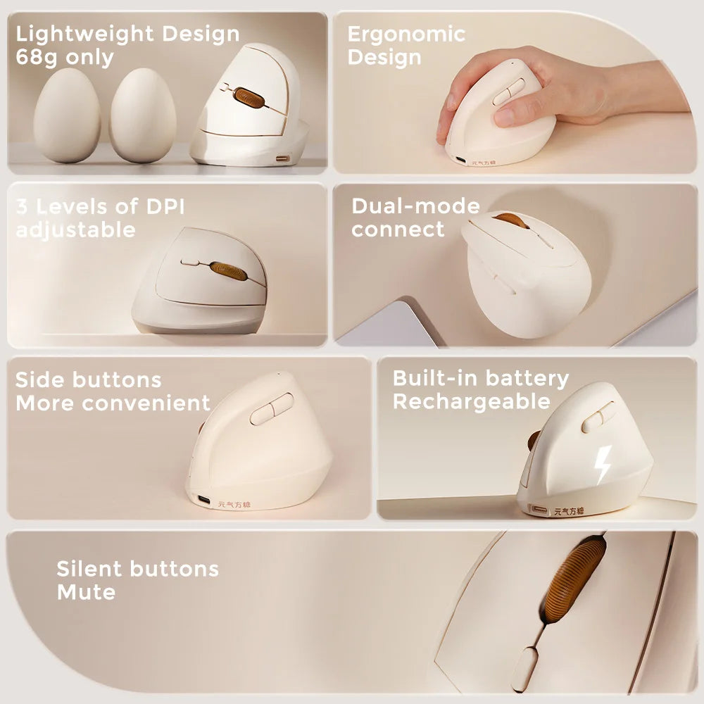 Purilite Select Z16 Mini Vertical Ergonomic Mouse - PuriLite