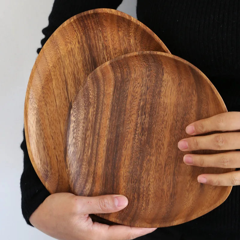 Purilite Select Solid Wood Irregular Oval Serving Tray - PuriLite