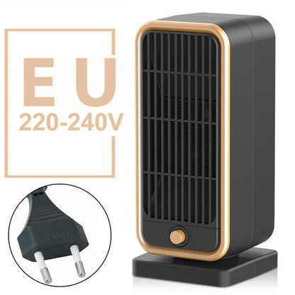 500W Portable Electric Heater PTC Hot Warm Air Blower Quick Heating For Home Room Heating Stoves Constant Temperature Fan Heater - PuriLite