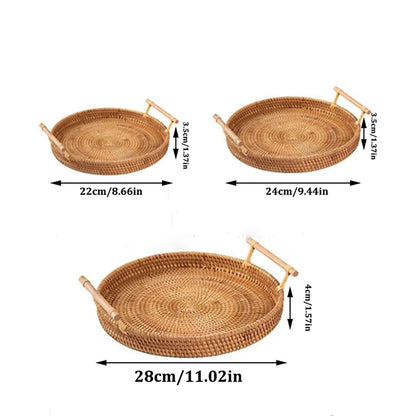 Purilite Select Woven Rattan Storage Basket with Strap Handle - PuriLite