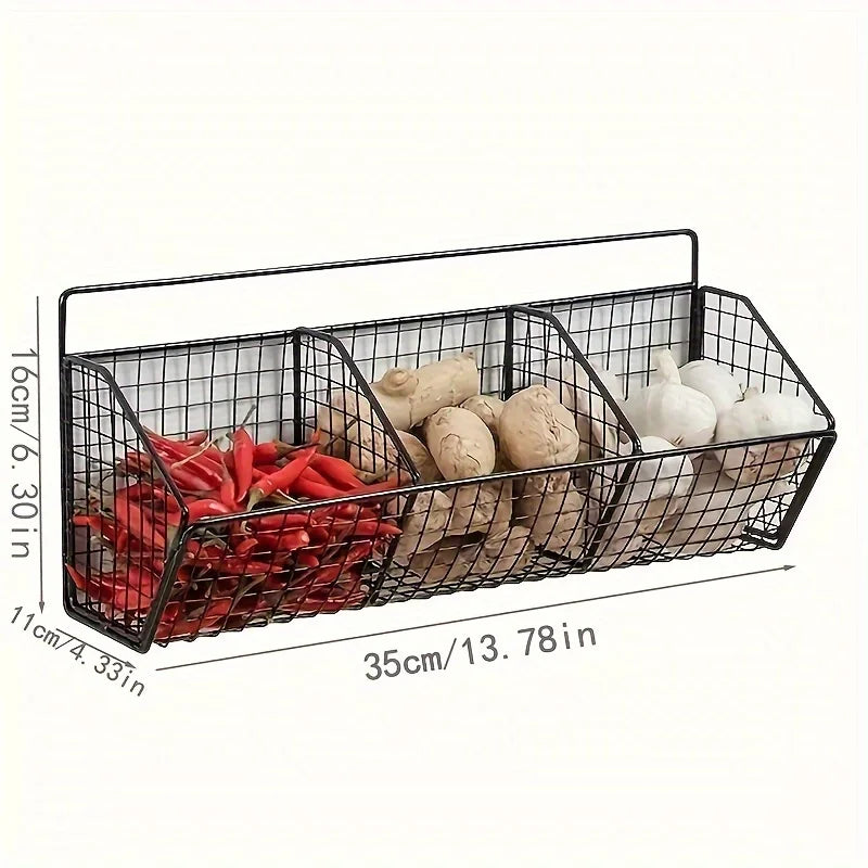 Purilite Select Wall-Mounted Kitchen Storage Basket - PuriLite