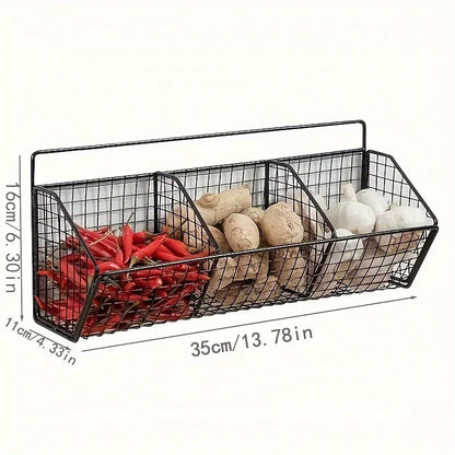 Purilite Select Wall-Mounted Kitchen Storage Basket - PuriLite