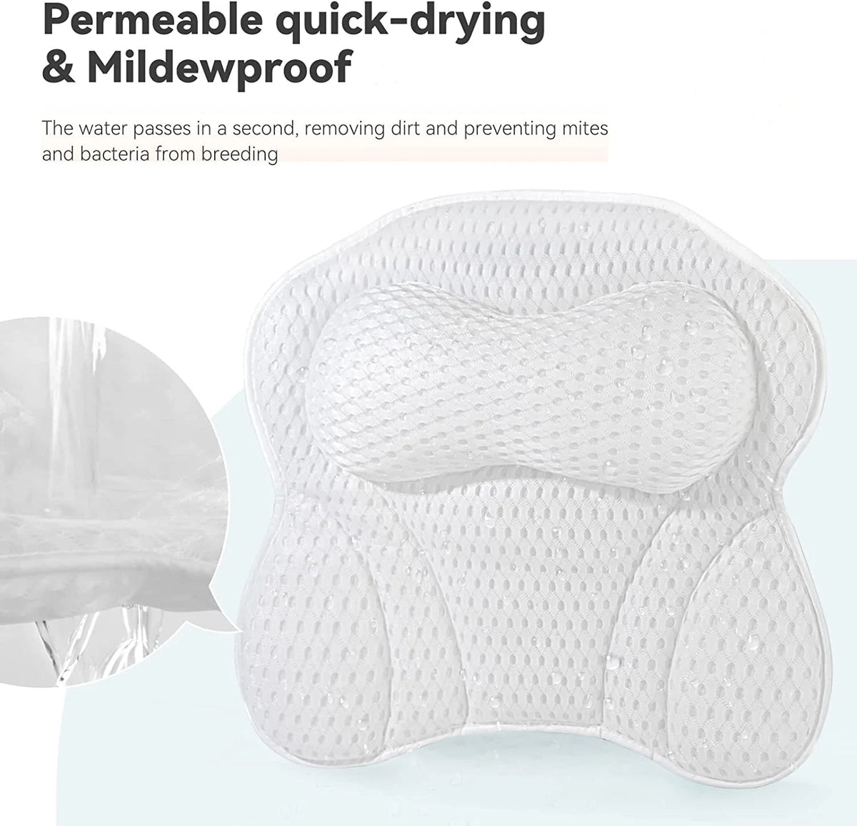 Purilite Select Bathtub Pillow for Tub - PuriLite
